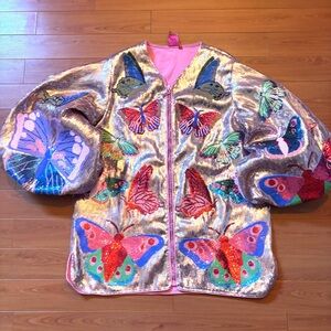 Queen of Sparkles Butterfly mini dress size Small